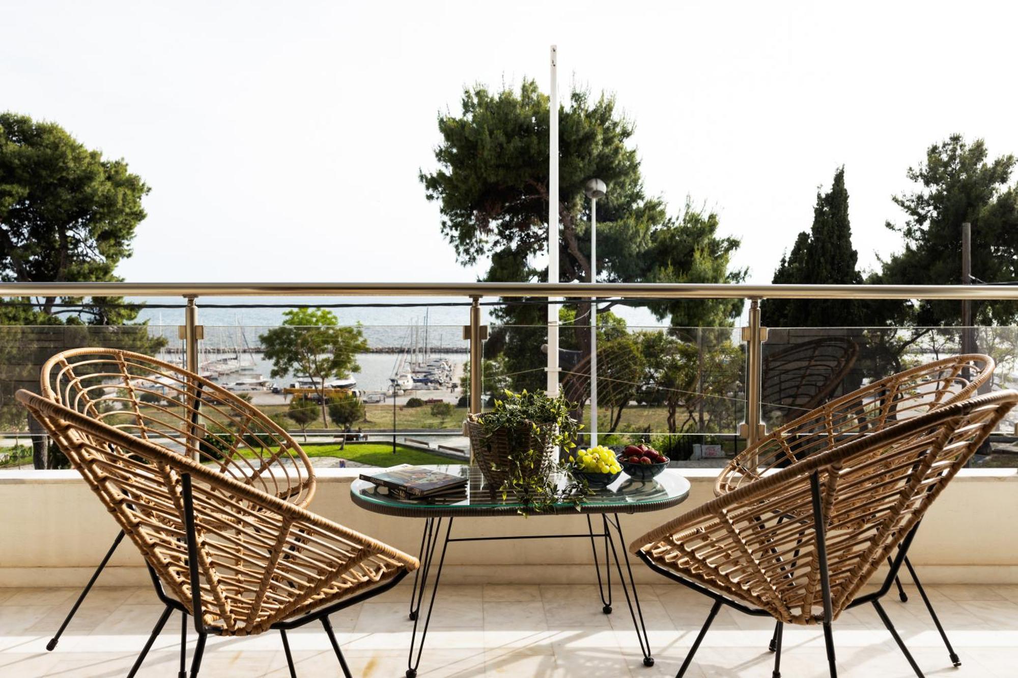 Champagne Sea View Apartment By Binobi! Thessaloníki Eksteriør bilde